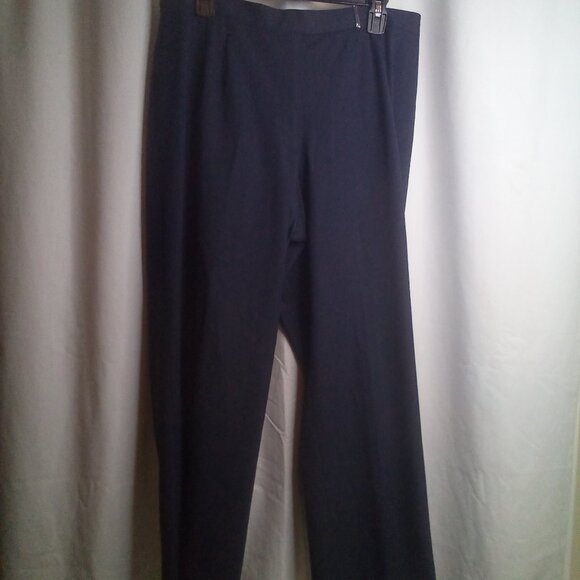 Liz Claiborne Pants 14P 14 Petite Anissa Straight Leg Blue - Picture 16 of 16